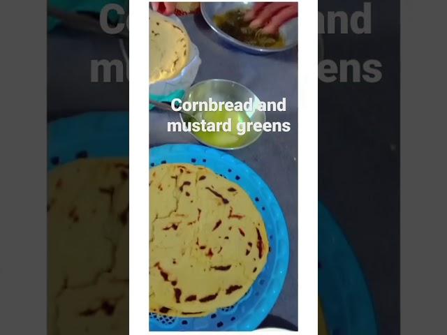 Ishqam | Cornbread and mustard greens | Umair Creations