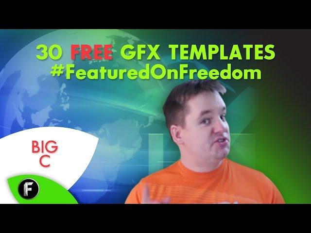 30 new FREE GFX Templates - TreatStudios - #FeaturedOnFreedom