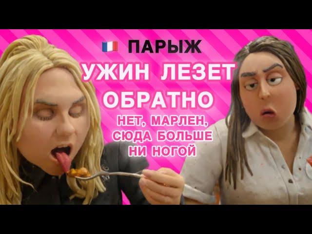 Париж не резиновый. На ПМЖ в новую квартиру заезжают родственники. Баронессу дэ Синяк уже тошнит.