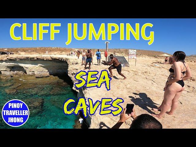 CYPRUS SEA CAVES || CAPE GRECO || part 4 #cliffjumping #ayianapa