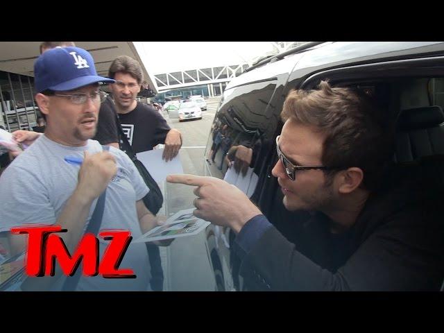 Chris Pratt -- Don't Cuss At Me! Flips on Autograph Hounds | TMZ