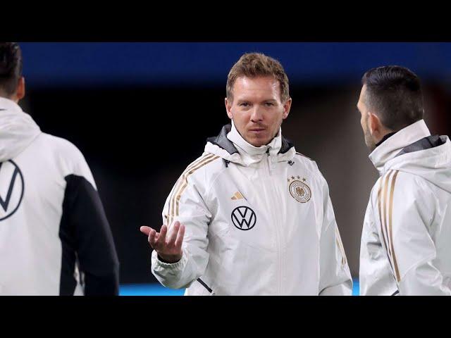 Julian Nagelsmann Training at Germany national team,  Finishing drills