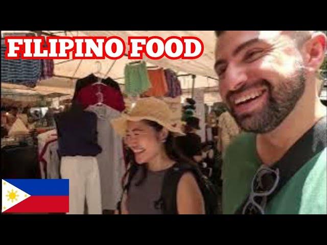 AMERICAN & JAPANESE Try Filipino Street Food In Manila!  