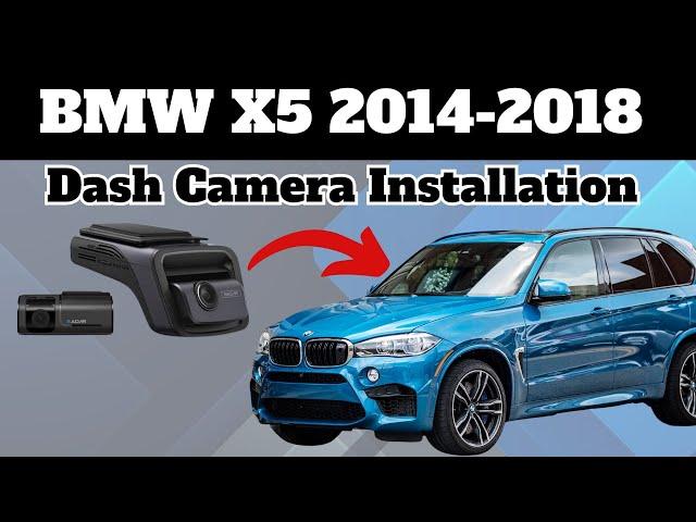 BMW X5 Thinkware U3000 Dash Camera Installation with wires hidden : 2014 - 2018