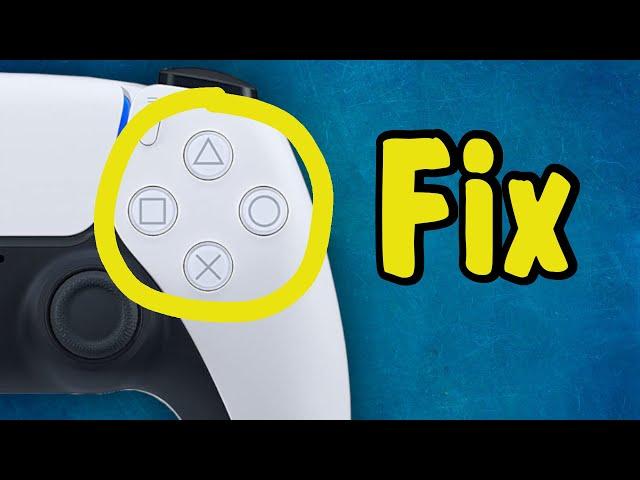 How to Fix Circle, X, Square, or Triangle Button on a DualSense PS5 Controller | Repair Stuck