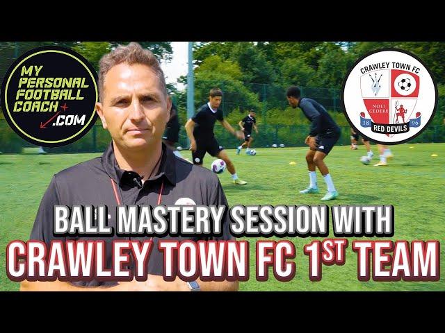 Ball Mastery Session With Crawley Town FC