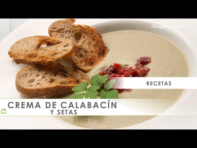 Crema de Calabacín y Setas de Karlos Arguiñano ​ Hogarmania