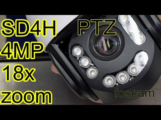 Powerful PTZ/18x Zoom security cam from Foscam.