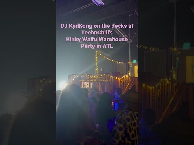 Late night TechnChill Kinky Waifu Warehouse event! Come party in Atlanta with DJ KydKong! #edm #rave