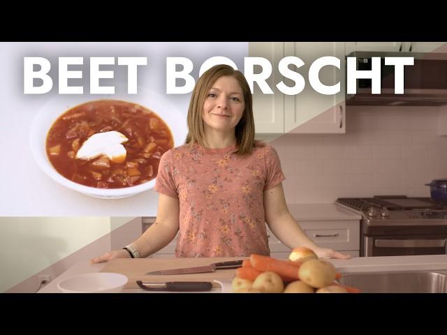 How to make Hearty Beet Borscht: A Comforting Fall Soup Recipe