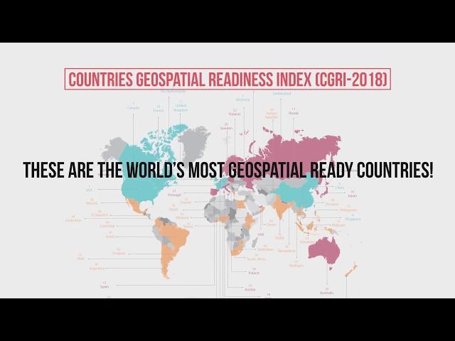 Do you know the World's Most Geospatial ready countries?