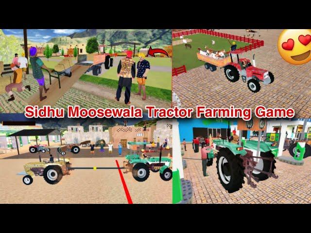 sidhu moosewala tractor farming simulator game || best of android game