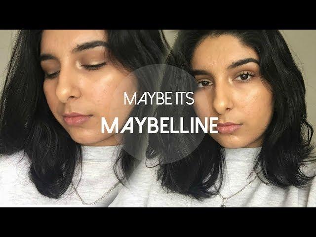 Full Face Using Maybelline challenge // MaybeItsNimra