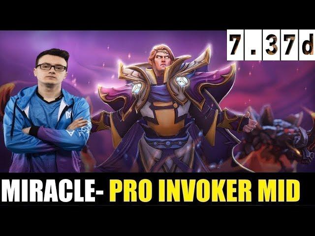 MIRACLE- [INVOKER]  MID 7.37D - DOTA 2 HIGHEST MMR #dota2   #dota2gameplay  #miracle