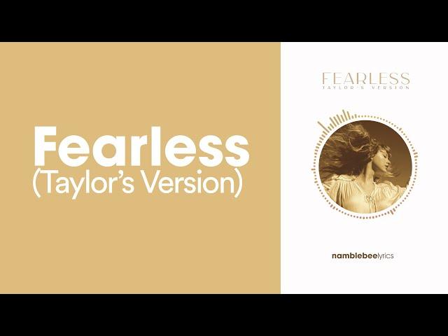 Fearless (Taylor's Version) Lyrics