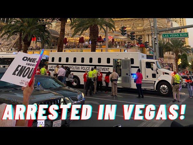 This Is The Way You Get Arrested On The LAS VEGAS STRIP