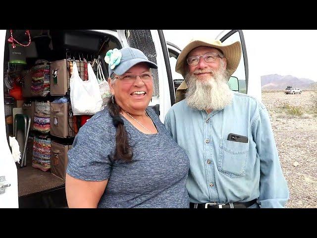 Tour of Couple Living Cheap in a Cargo Van