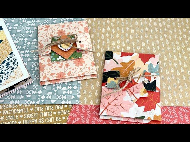 Flip Up Journal Card/Ephemera Storage Holder | Single Sided Paper | TUTORIAL