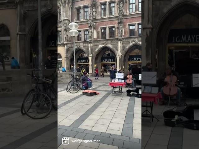 Street Music Munich Marienplatz