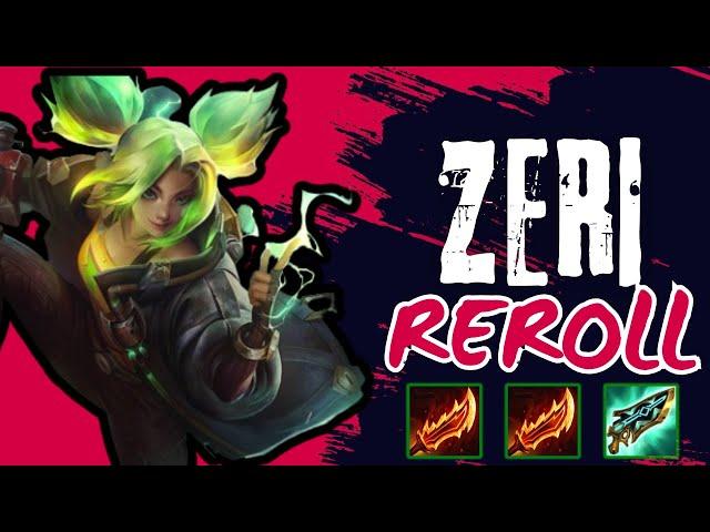 Zeri reroll goes HARD ! | TFT Set 13