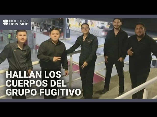 Hallan muertos a miembros del Grupo Fugitivo, confirman autoridades: resumen de las noticias del día