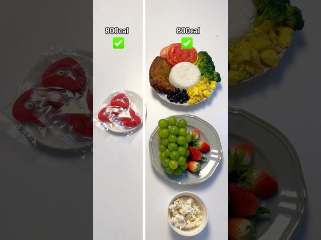 Choice is really important when weight loss! #calories #caloriedeficit #weightloss #diet