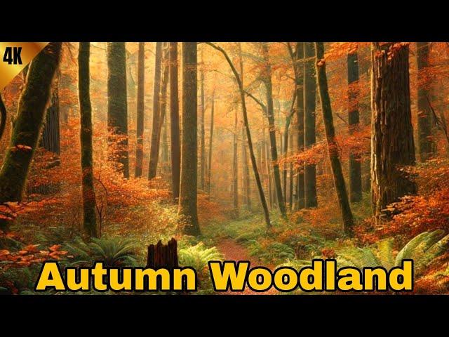 Walk Through Colors Of Autumn 4K #woodlandrelaxation #trees #mindfulness