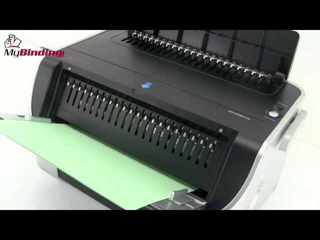 Tamerica OfficePro 21e Comb Binding Machine Demo