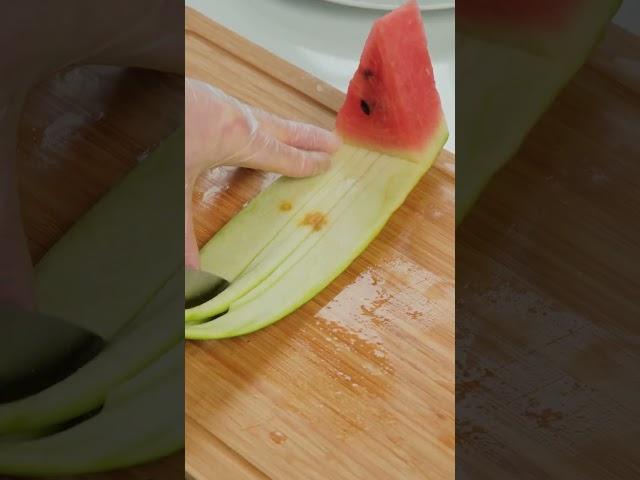 Watermelon Peel Carving Art