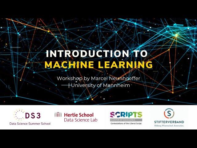 Introduction to Machine Learning | Data Science Summer School