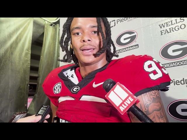 Tyrion Ingram-Dawkins discusses his 2.0 sack effort against Auburn