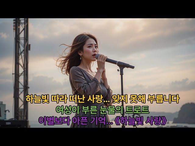 #하늘빛사랑 #낭만베짱이정명훈TV #트로트신곡 #여성트로트 #60대가수 #한혜진스타일 #김용임스타일 #슬픈트로트 #빠른리듬트로트 #SunoAI