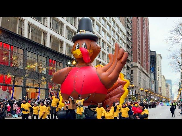 THANKSGIVING DAY PARADE 2024 IN CHICAGO (FULL VIDEO) 4k 60FPS