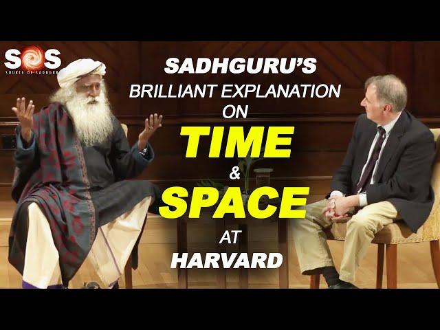 Sadhguru's Brilliant Explanation on Time & Space At Harvard