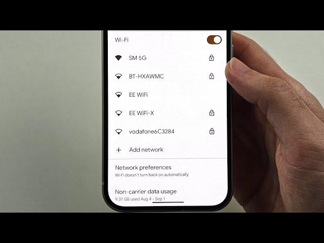 How To Connect WiFi in Google Pixel 9