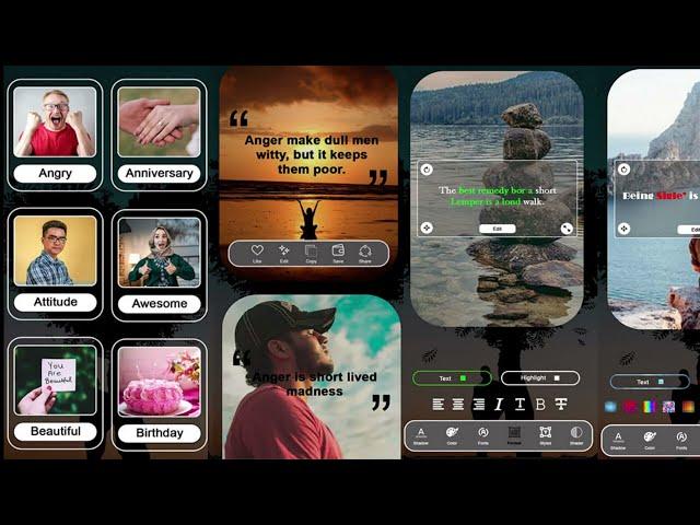 Quote Writer - Quote Maker App for Instagram - Add Text Text on Photo Editor & Photo Text Editor