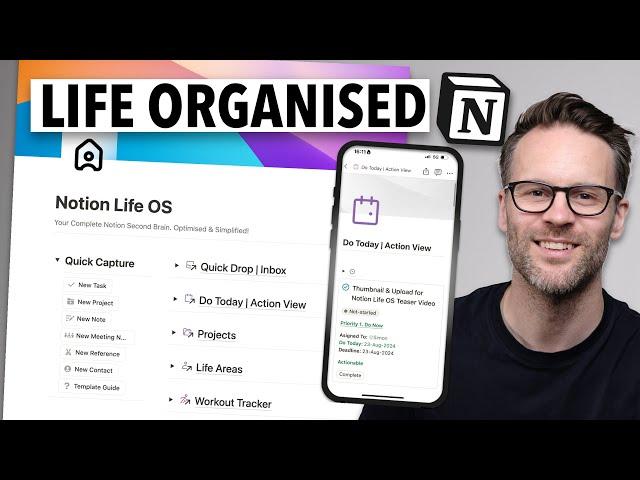 My New Ways To Get Organised In Notion: Life OS 2024!