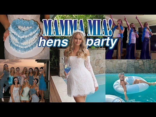 MY SURPRISE HENS WEEKEND!!! (Mamma Mia Theme) 🪩🩵