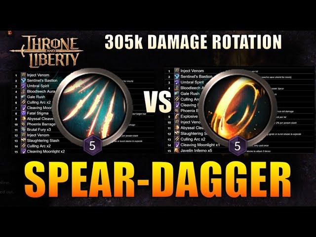 Thone and Liberty - Explosive Fury vs Brutal Fury! - 305k Damage Rotation - Spear and Dagger