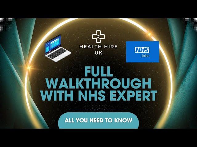 How to Apply to NHS Jobs - Full Walkthrough