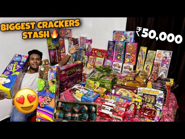 Buying The Biggest Diwali Stash 2024  - Unique Diwali Crackers !