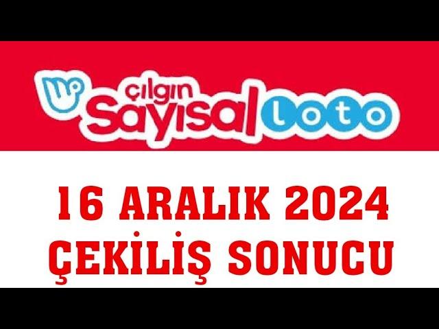 Çılgın Sayısal Loto Çekiliş Sonuçları 16 Aralık 2024