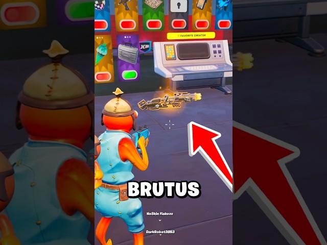 Get the Mythic Brutus Minigun on Crazy 1v1 All Guns in Fortnite!