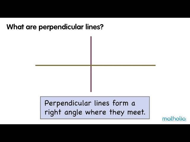 Perpendicular Lines