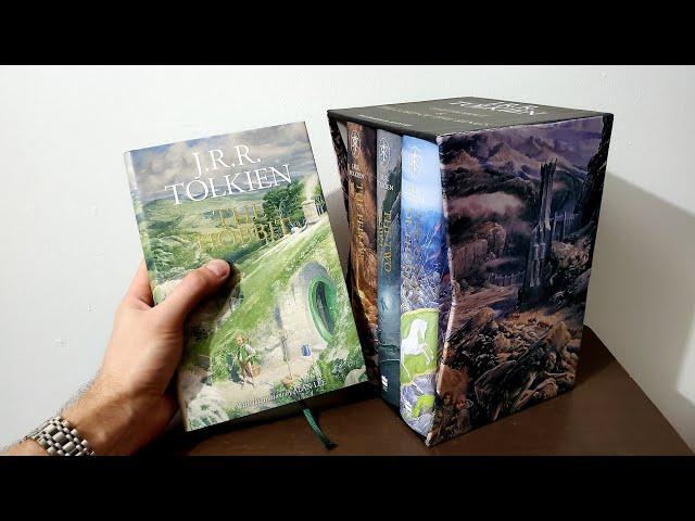 The Hobbit & The Lord of the Rings Illustrated by Alan Lee Hardcover Boxset
