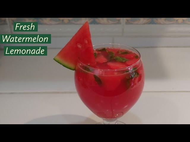 Fresh Watermelon Lemonade | Summer drink | lemonade by Indian Yumm