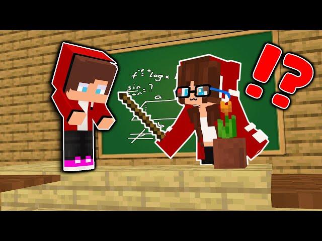 MAIZEN - JJ come to SCHOOL?! - Minecraft Animation JJ & Mikey