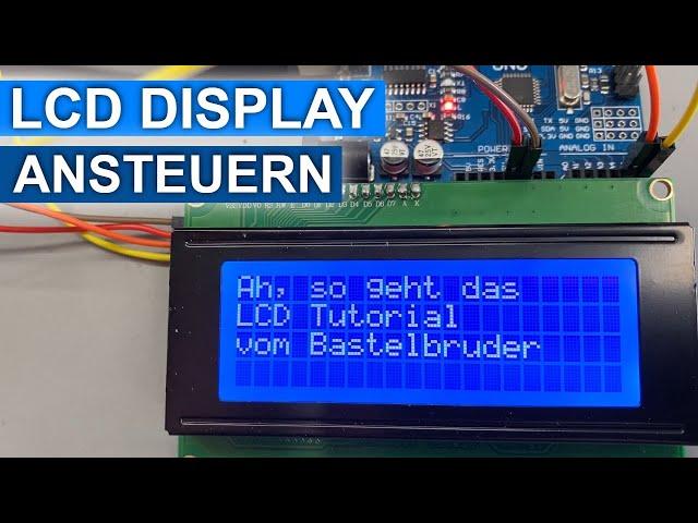 LCD Display ansteuern, mein kleines Tutorial