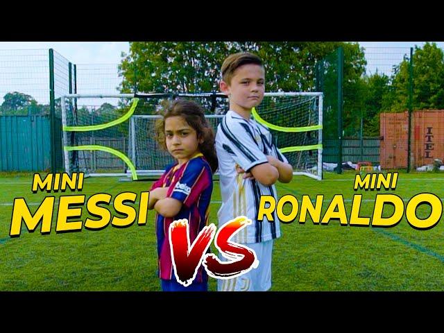 EPIC MINI MESSI VS MINI RONALDO SKILLS BATTLE | Billy Wingrove & Jeremy Lynch