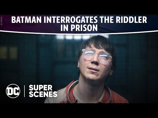 The Batman - Batman Interrogates The Riddler in Prison | Super Scenes | DC